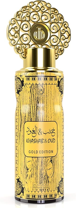 Arabiyat Khashab & Oud Gold EDP 100ml + Perfume spray 200ml, Gift set for Men & Women